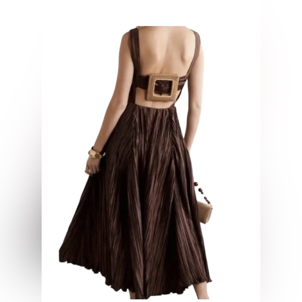 Cult Gaia Glitter Maxi dress  Size L NWT